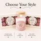 Organic Soy Luxury Glass Jar Candle - Tea Lights Wildflower Meadow Scent - Made From the Heart Co