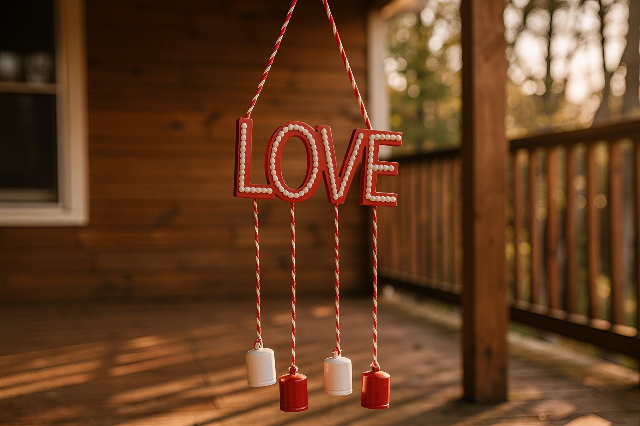 Love is in the air windchimes - Made From the Heart Co