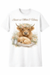 Sweet as Milk & Honey Highland Cow Shirt | Floral Cow & Puppy Tee | Cute Farmhouse Graphic T-Shirt - Made From the Heart Co