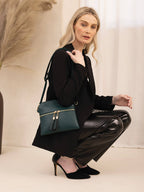 Jen & Co. - M1785 Tara Double Zip Crossbody Bag/Wristlet - Made From the Heart Co