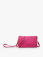 Jen & Co. - M013 Riley Monogrammable 3 Compartment Crossbody/Wristlet: Berry - Made From the Heart Co