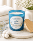 Fresh Linen 10 oz organic soy candle