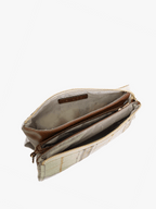 Jen & Co. - M013 Riley Monogrammable 3 Compartment Crossbody/Wristlet: Lt. Sage - Made From the Heart Co