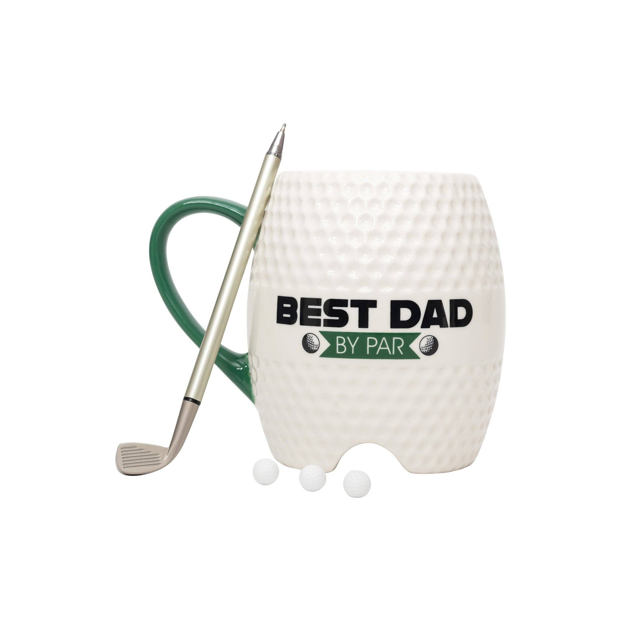 Mad Man - Golf Mug - Best Dad | Golf Mug & Pen Set - Made From the Heart Co