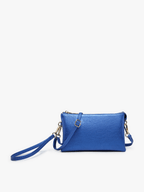 Jen & Co. - M013 Riley Monogrammable 3 Compartment Crossbody/Wristlet: Seafoam - Made From the Heart Co