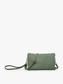 Jen & Co. - M013 Riley Monogrammable 3 Compartment Crossbody/Wristlet: Seafoam - Made From the Heart Co
