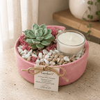 Pink Petite Candle Garden - Made From the Heart Co