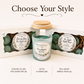 Eucalyptus Grove Organic Soy Candle | Luxury Candle Jar, Glass Tea Light Set & Refills | Handmade Gift - Made From the Heart Co