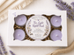 Lavender Fields Organic Soy Candle |  Glass Tea Light Set & Refills | Handmade Gift - Made From the Heart Co