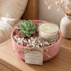Pink Petite Candle Garden - Made From the Heart Co