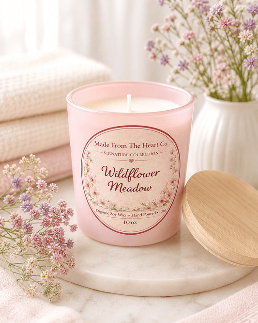 Wildflower Meadow 10 oz organic soy candle