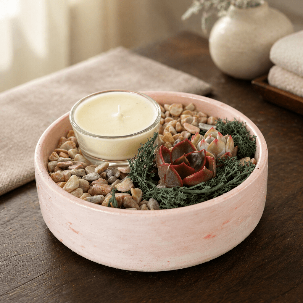 Pink Petite Candle Garden - Made From the Heart Co
