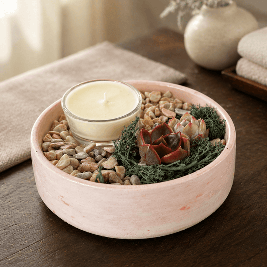 Pink Petite Candle Garden - Made From the Heart Co
