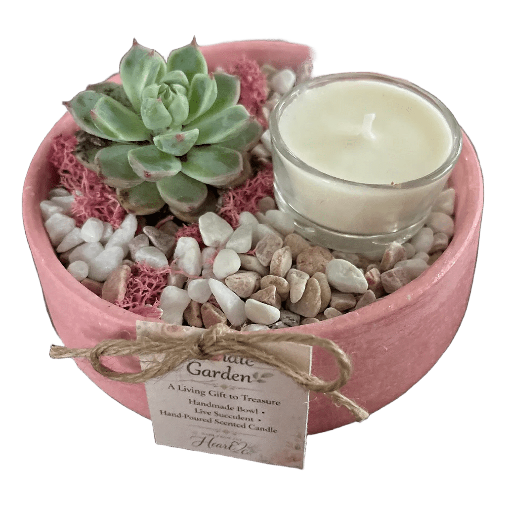 Pink Petite Candle Garden - Made From the Heart Co