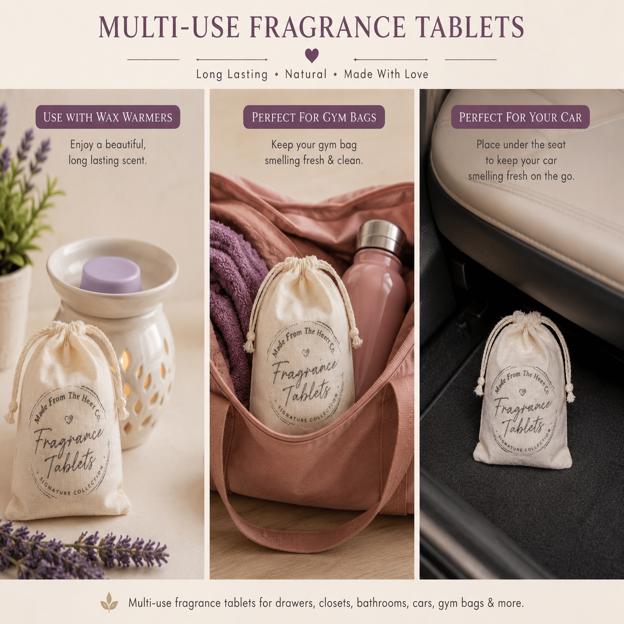 Fragrance Tablets - Made From the Heart Co