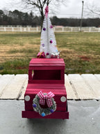 Handmade Wooden Christmas Truck – Farmhouse Holiday Decor with Tree & Gifts - Made From the Heart Co