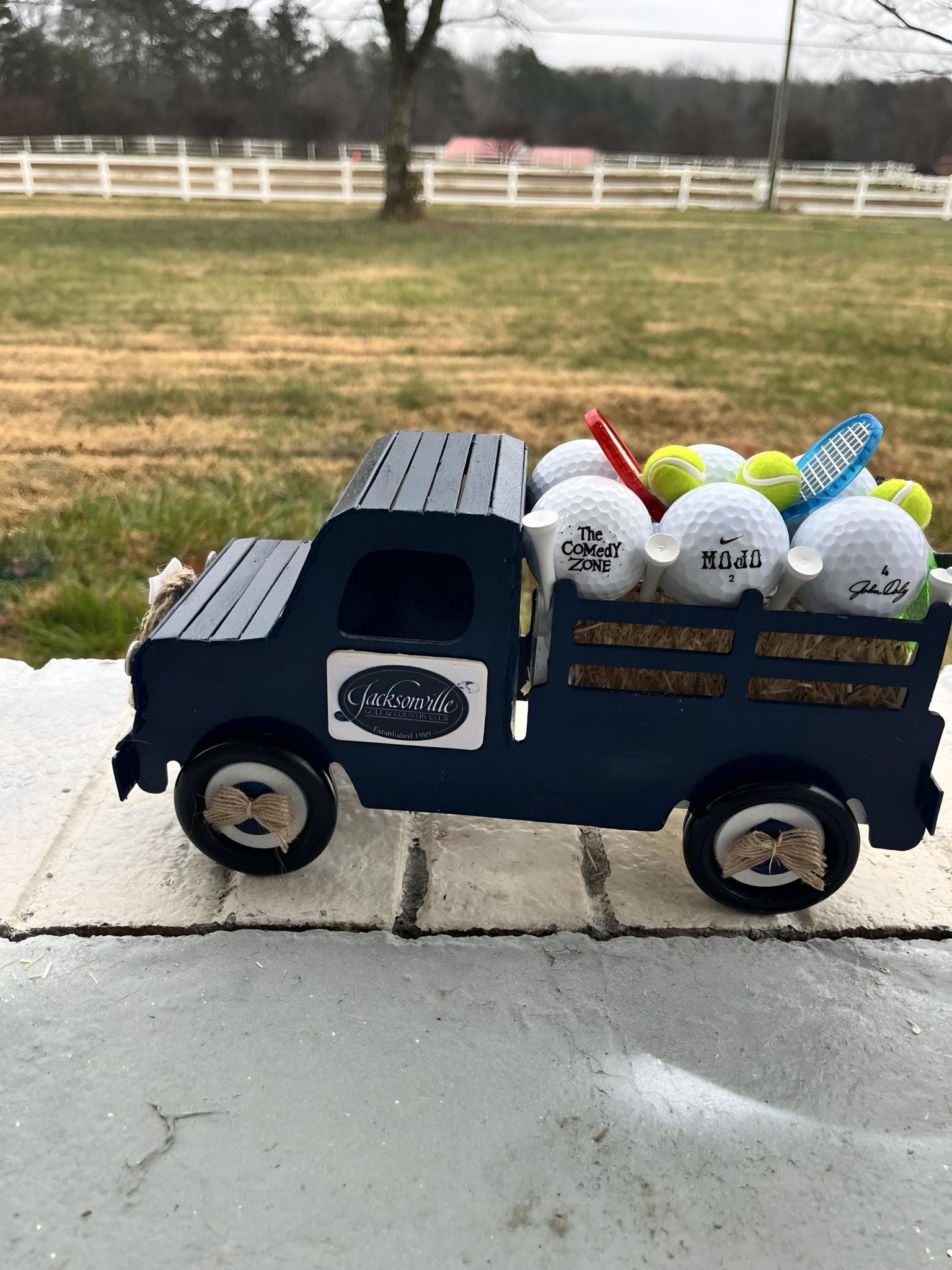 Handmade Wooden Christmas Truck – Farmhouse Holiday Decor with Tree & Gifts - Made From the Heart Co