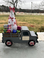Handmade Wooden Christmas Truck – Farmhouse Holiday Decor with Tree & Gifts - Made From the Heart Co