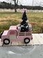 Handmade Wooden Christmas Truck – Farmhouse Holiday Decor with Tree & Gifts - Made From the Heart Co