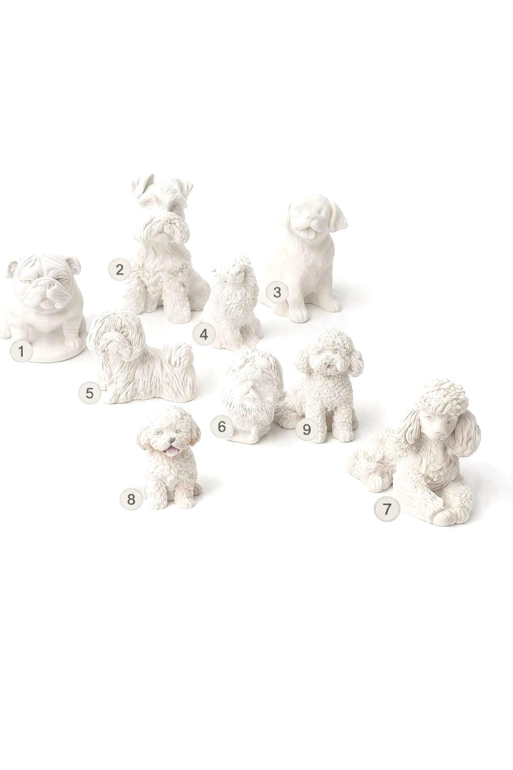 Paint Your Own Ceramic Dog Kit – Pick Your Breed, DIY Craft Activity - Made From the Heart Co