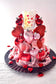Romantic Valentine Heart Centerpiece with Candle and heart lights - Made From the Heart Co