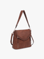 Jen & Co. - Lorelei Double Zip Whipstitch Trim Crossbody Handbag - Made From the Heart Co