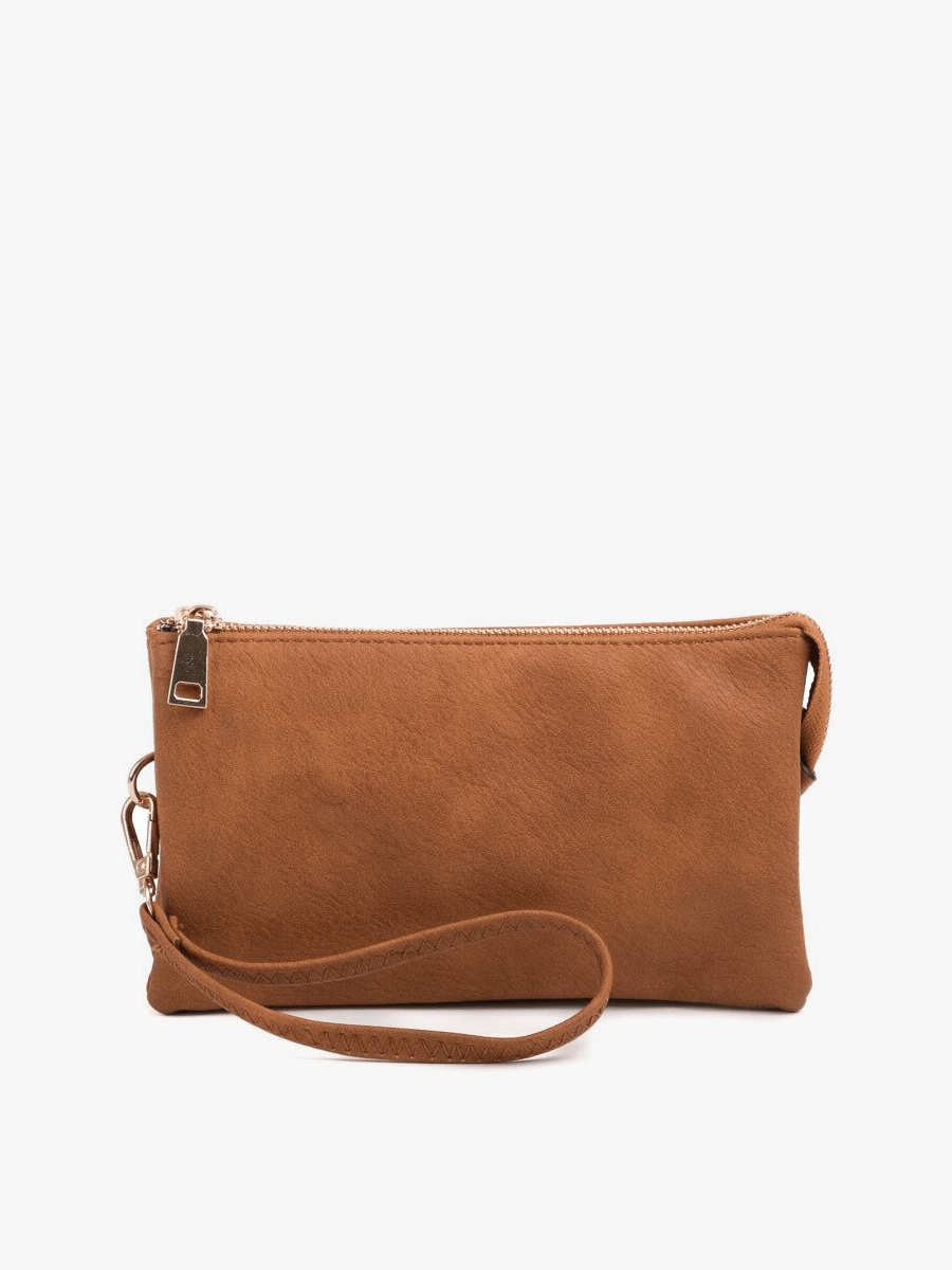 Jen & Co. - M013 Riley Monogrammable 3 Compartment Crossbody/Wristlet: Seafoam - Made From the Heart Co