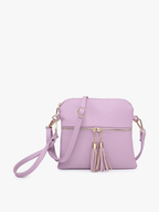 Jen & Co. - M1785 Tara Double Zip Crossbody Bag/Wristlet - Made From the Heart Co