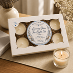 Clean Cotton Tea Lights – Luxury Glass & Refills - Made From the Heart Co