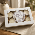 Clean Cotton Tea Lights – Luxury Glass & Refills - Made From the Heart Co