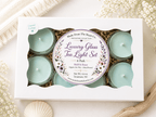Coastal Cottage Tea Lights – Luxury Glass & Refills - Made From the Heart Co