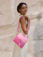 Jen & Co. - M1785 Tara Double Zip Crossbody Bag/Wristlet - Made From the Heart Co