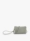 Jen & Co. - M013 Riley Monogrammable 3 Compartment Crossbody/Wristlet: Lt. Sage - Made From the Heart Co
