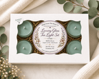 Eucalyptus Grove Tea Lights – Luxury Glass & Refills - Made From the Heart Co