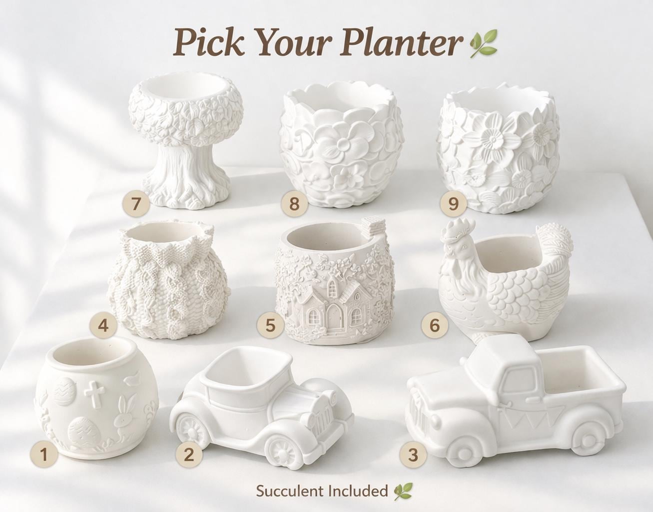 Handmade Ceramic Keepsake Bowl Paint & Plant Kit | DIY Craft Activity - Made From the Heart Co