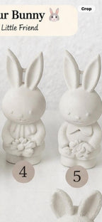 Paint Your Own Little Friend Kit – Pick Your Bunny | DIY Ceramic Bunny Painting Kit | Kids Craft Kit | Easter Gift | Creative Activity Kit - Made From the Heart Co