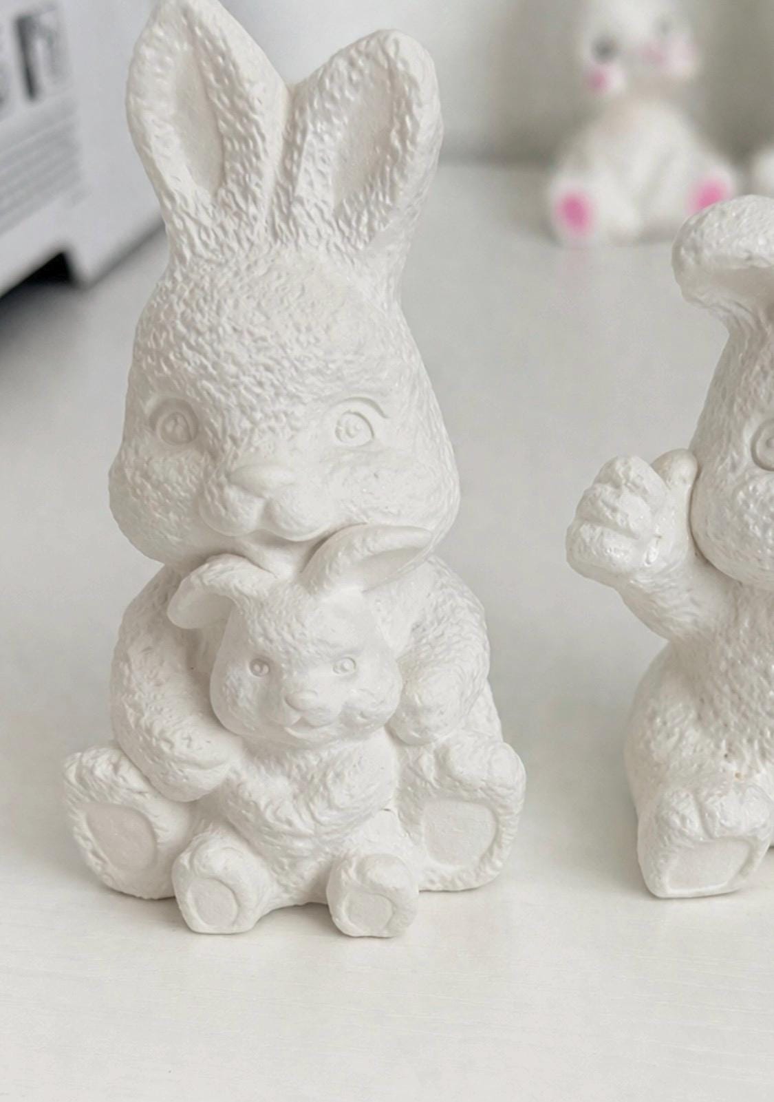 Paint Your Own Little Friend Kit – Pick Your Bunny | DIY Ceramic Bunny Painting Kit | Kids Craft Kit | Easter Gift | Creative Activity Kit - Made From the Heart Co