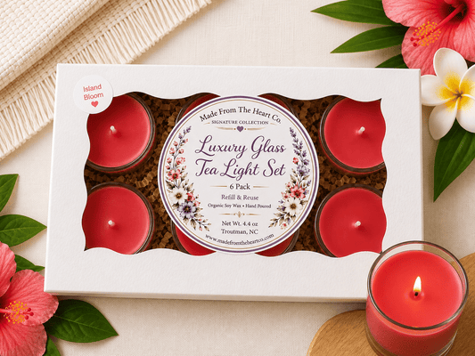 Island Bloom tea light refills