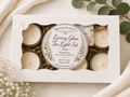Peach Nectar Tea Lights – Luxury Glass & Refills - Made From the Heart Co