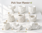 Owl planter shown among Keepsake Paint and Plant Kit choices