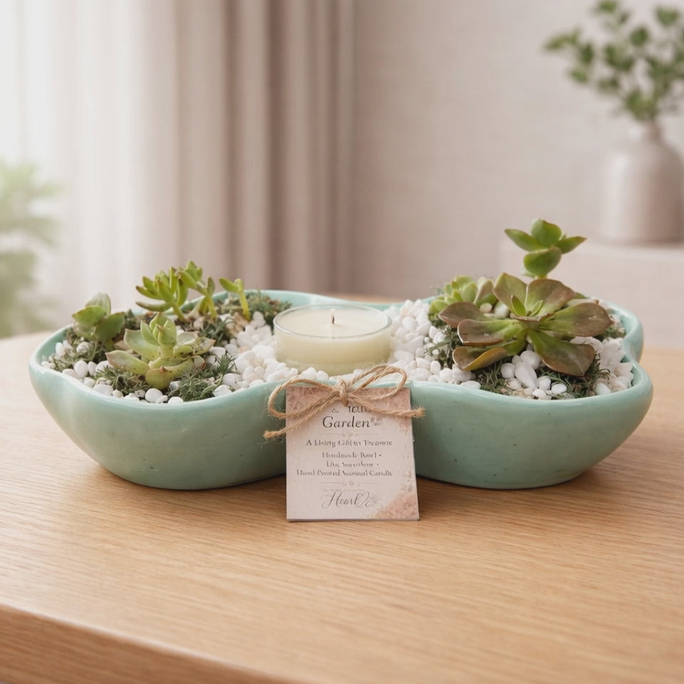 Sage Green Signature Statement Candle Garden Collection