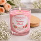 Summer Blush Organic Soy Candle - Made From the Heart Co