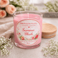 Summer Blush Organic Soy Candle - Made From the Heart Co