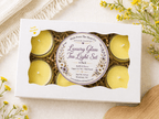 Sunlit Meadow Tea Lights – Luxury Glass & Refills - Made From the Heart Co